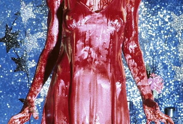 The LA fires have left Palisades Charter High School, the filming location for Stephen King's Carrie (pictured), 40 per cent destroyed