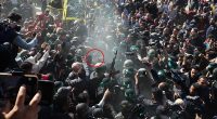 The sickening sight of a lone female Israeli hostage jostled by this baying mob of men turns my stomach - their behaviour is not only evil but deeply misogynistic, writes KHADIJA KHAN