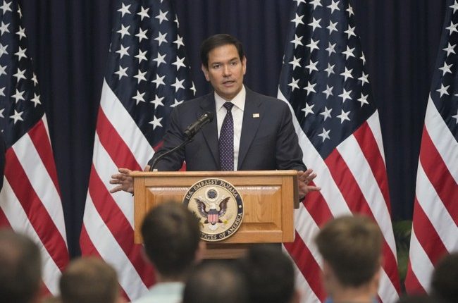 BREAKING: Rubio's Plane Forced to Turn Around En Route to Europe