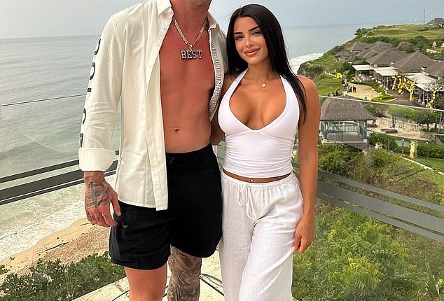 Kayla Fenech and Bradman Best (pictured together) are one of the NRL's most high-profile couples - and now she has revealed her very non-politically correct stance on who does the housework in their relationship