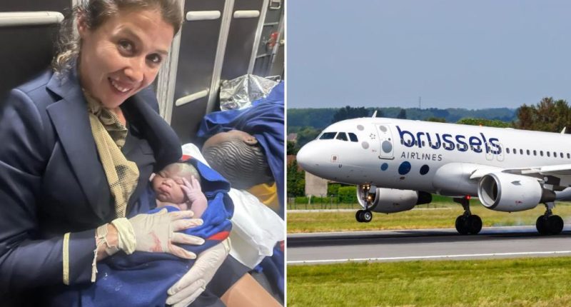 Brussels Airlines flight attendant helped deliver ‘magical’ baby girl shortly after take off