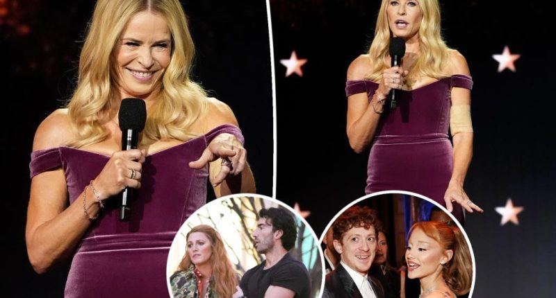 Chelsea Handler roasts Justin Baldoni, Blake Lively and Ariana Grande’s ‘munchkin’ boyfriend at 2025 Critics Choice Awards