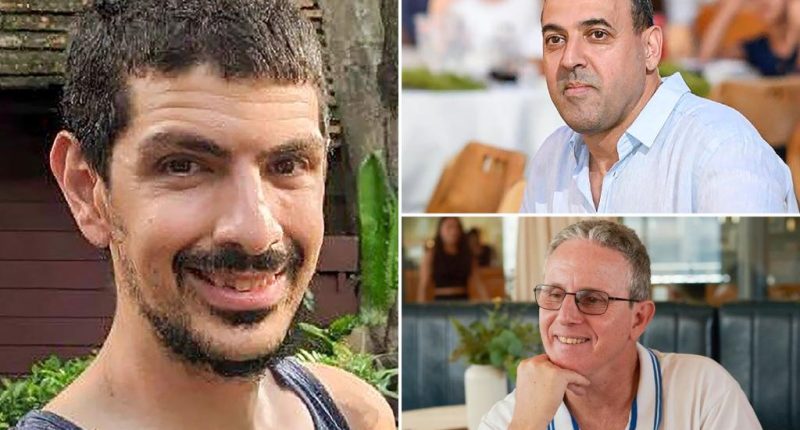 Hamas frees three more Israeli hostages, including men whose wives were killed in Oct. 7 attack