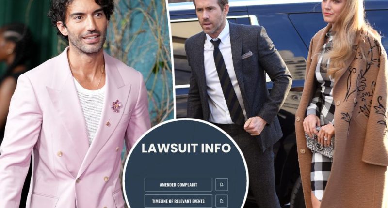 Justin Baldoni releases new texts from Ryan Reynolds, Blake Lively as he launches lawsuit-focused website