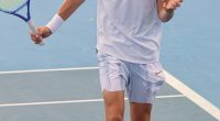 Cruz Hewitt was knocked out of qualifying for a Challengers event in Brisbane this week