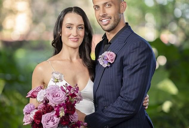 Married At First Sight Australia intruder bride Beth Kelly has revealed she already knew about her groom Teejay Halkias' reality TV past before she even walked down the aisle. Both pictured