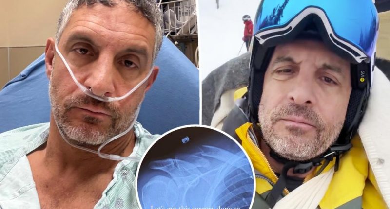 Mauricio Umansky hospitalized with broken clavicle after skiing accident in Aspen