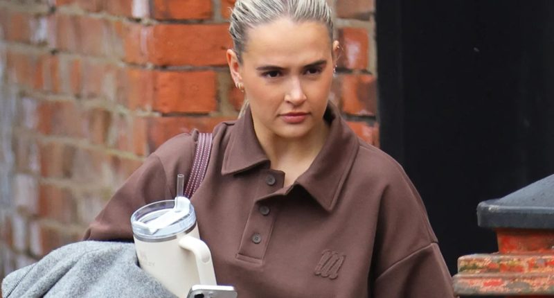 Molly-Mae looks downcast after horseriding accident as she gets another parking ticket in Cheshire