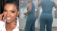 Actress Annie Idibia reacts to Blessing CEO new set of