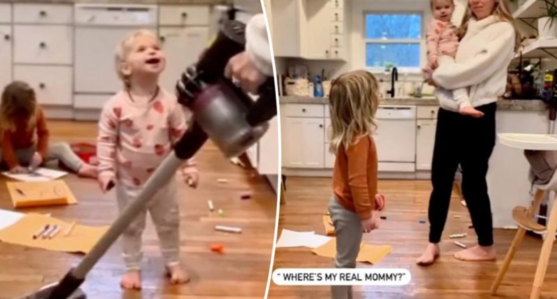 Twin moms swap places to fool their kids — and they’re not buying it: ‘Who are you?’