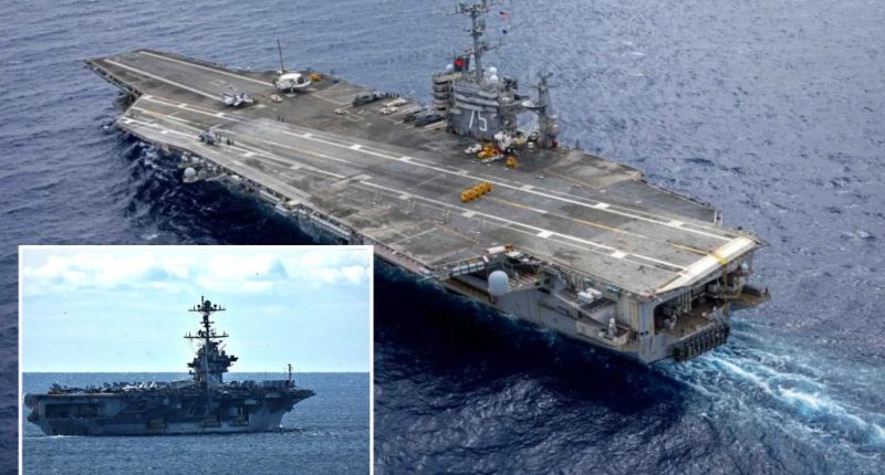 USS Harry S. Truman aircraft carrier involved in collision with merchant ship near Middle East port