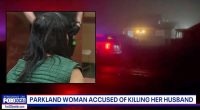 Wife allegedly found covered in blood — ‘holding and on top of’ dead husband — after plunging knife into his back, leading to murder charge and lawsuit