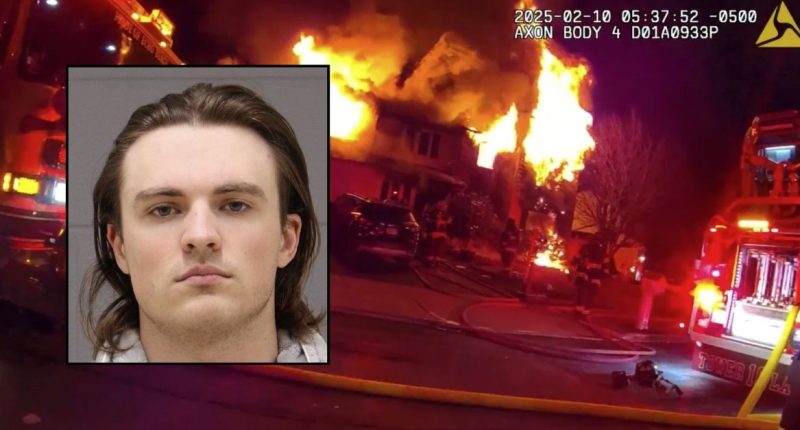 ‘Murderous intentions’: Man drove 740 miles to burn down house where the family of his ex’s new online romantic interest lived — before she even met him, police say
