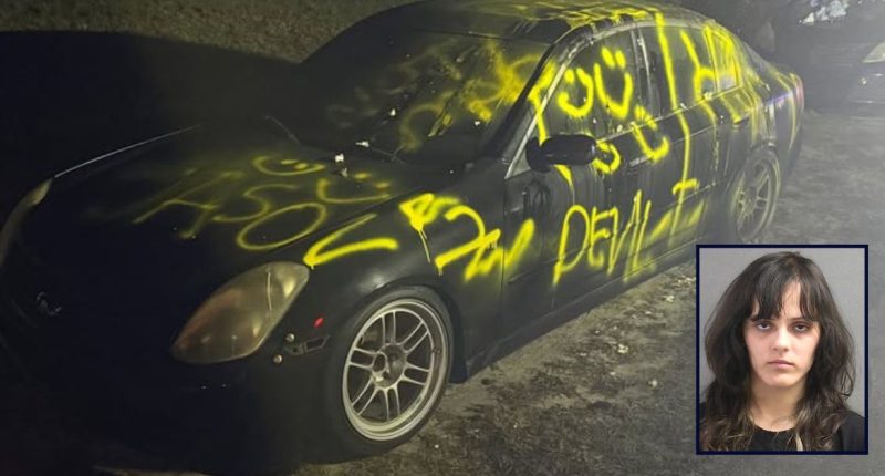 ‘Wrong damn car’: Ticked-off teen goes to town spray painting ex-boyfriend’s Infiniti only to realize it wasn’t his, cops say