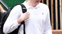 Barron Trump (pictured) debuted a new pragmatic look as he left the campus of NYU Tuesday, as its revealed security have prevented him from giving his phone number to girls