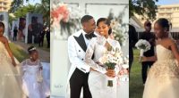 Davido’s Daughter, Imade Adeleke Steals the Spotlight with Grand Entrance at Priscilla Ojo’s Wedding