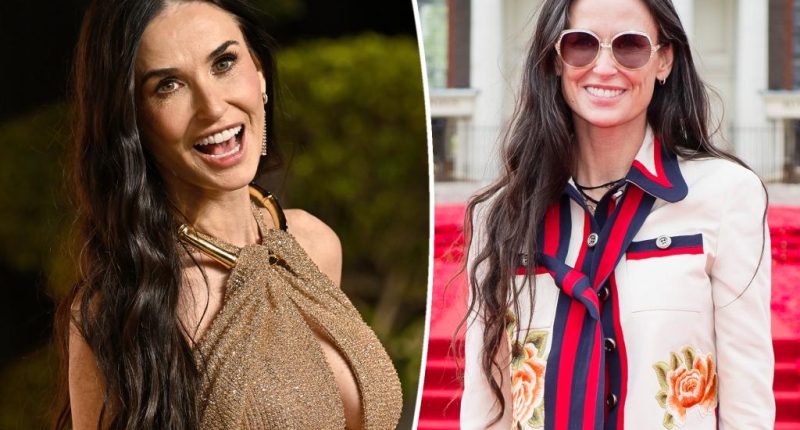 Demi Moore is ‘100 percent’ ready to be a silver fox