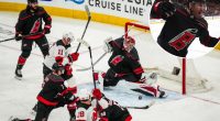 Depleted Devils put up fight but lose to Hurricanes to fall into 0-2 series hole