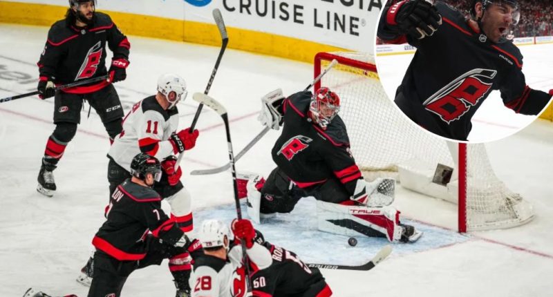 Depleted Devils put up fight but lose to Hurricanes to fall into 0-2 series hole