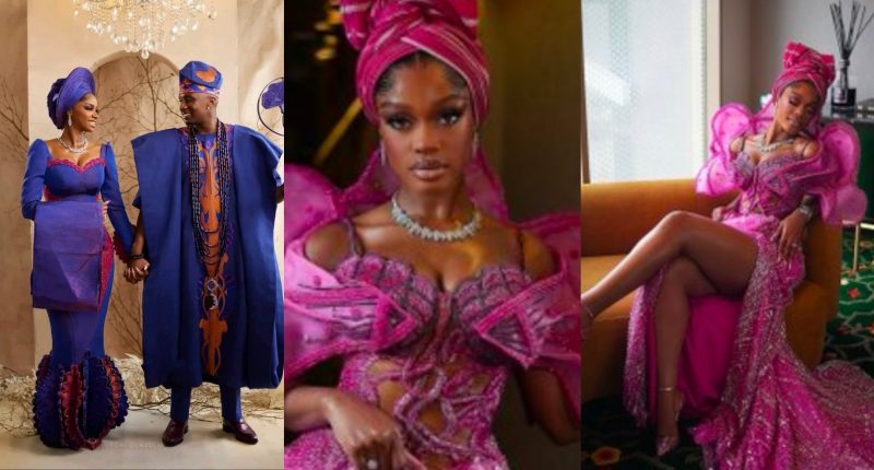 Diana Eneje’s outfit to Priscilla Ojo’s wedding stirs buzz