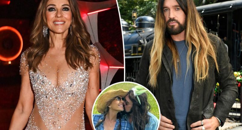 Elizabeth Hurley and Billy Ray Cyrus spark romance rumors with kissing photo on Easter