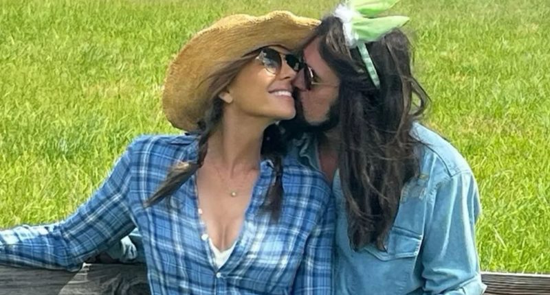 Elizabeth Hurley sparks speculation she’s dating huge music star as they KISS in new snap