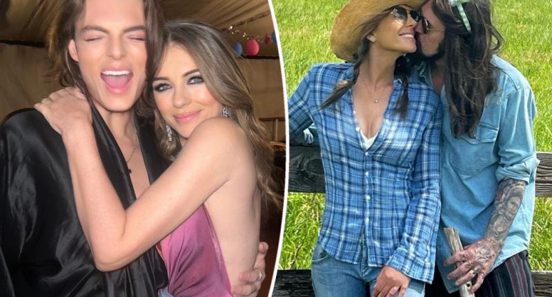 Elizabeth Hurley’s son, Damian, reacts to unexpected Billy Ray Cyrus romance debut