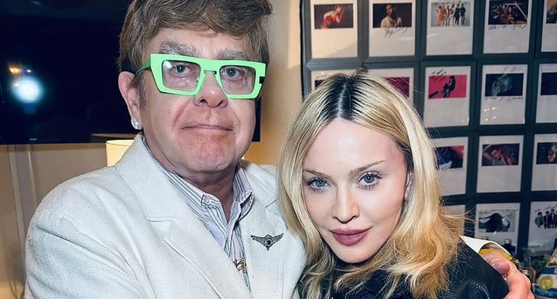 Elton John and Madonna finally end HUGE feud as he offers heartfelt apology amid devastating health battle
