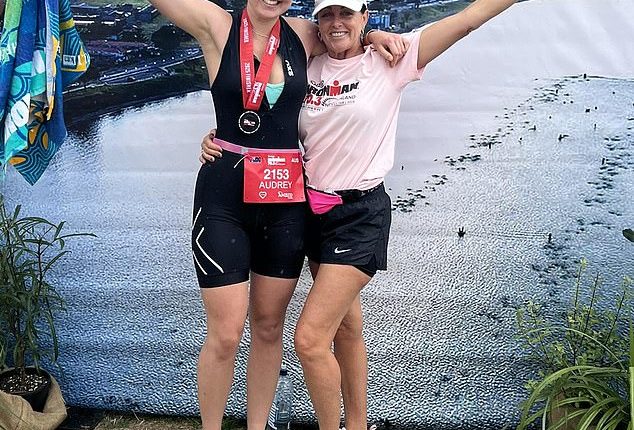 Audrey Griffin (left) and her mother Kathleen Kirby (right) shared a heartbreaking text exchange a day before her body was found in a central coast creek
