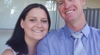 Queensland mother-of-two Louise Hunt was allegedly murdered by her husband Cameron Hunt (pictured together) in a house fire on Tuesday