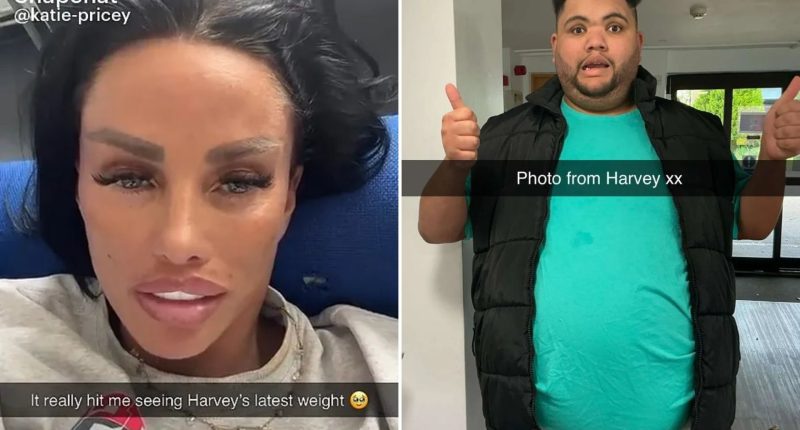 Heartbroken Katie Price reveals Harvey is nearly 30 STONE and his life is at risk as she gives worrying health update