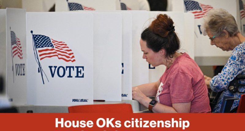 House OKs citizenship check for voters | Reporter Replay