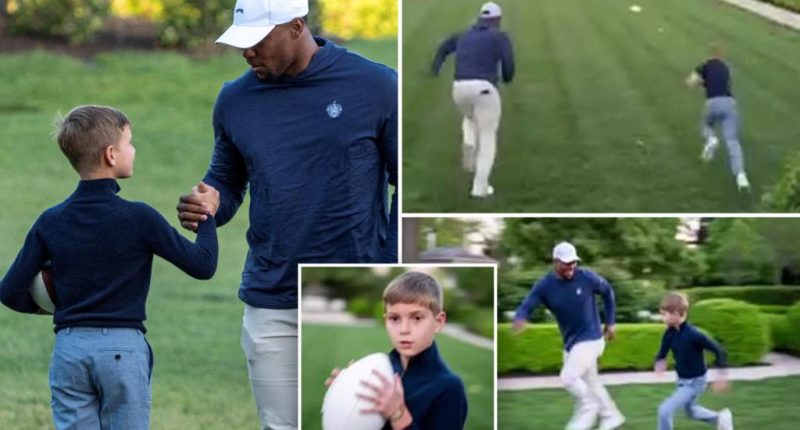 Ivanka Trump shares moment her son challenges Saquon Barkley to a race in the Rose Garden