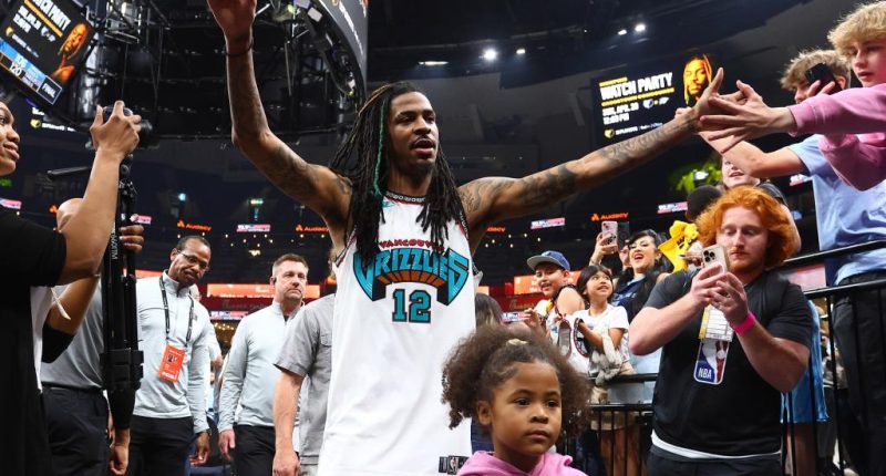 Ja Morant ‘couldn’t feel’ injured ankle in gutty performance to lead Grizzlies to playoffs