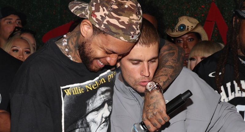 Justin Bieber dances in the DJ booth at starry Coachella party and more star snaps