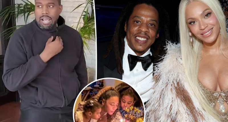 Kanye West apologizes to Jay-Z for attacking his kids — then asks vulgar question about Beyoncé