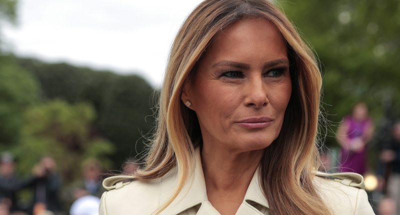 Melania Trump's Sunglasses Can't Distract From Her Bedhead In Latest Sloppy Look