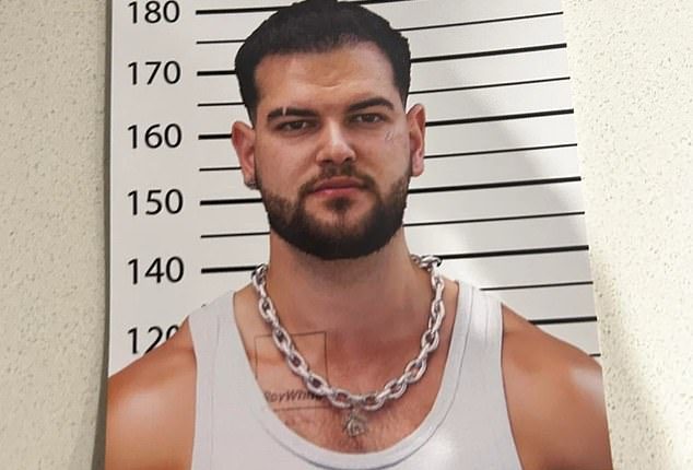 Raphael Houston's 'wanted' poster (pictured) has caused a stir