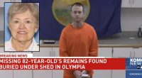 Missing elderly woman found ‘encased in concrete’ underneath a shed weeks after she was last seen having dinner with her handyman: Police