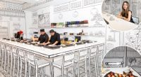 No, this isn’t an optical illusion or AI — NYC has its first-ever 2D dining experience that feels like eating inside a sketchbook