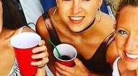 Workmates who gathered to toast Claire (above) for one last time said she was 'a lovely person' loved life and had enjoyed a large group of friends