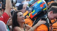 Oscar Piastri's mum, Nicole, (pictured left, alongside her son) says she wishes her son was more risk-averse when looking to challenge Max Verstappen