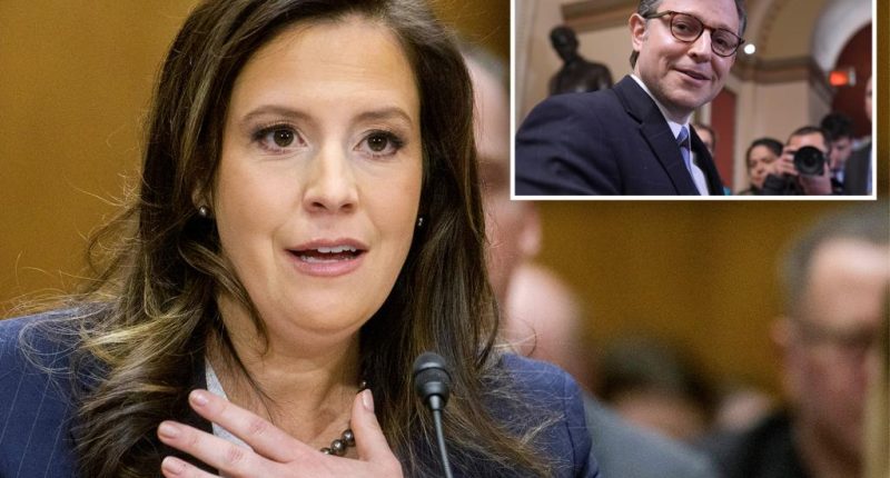 Stefanik ‘honored’ to be named chairwoman of House GOP leadership after UN nomination withdrawal
