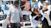 Sydney Sweeney cradles new puppy as she reunites with ex-fiancé Jonathan Davino after calling off engagement
