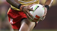 After initially stating they were 'not able to share' details, the NRL have revamped their stance on the staging of Welcome to Country ceremonies ahead of Magic Round this weekend in Brisbane (pictured, Indigenous star Hamiso Tabuai-Fidow)