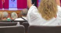 In one clip of the town hall a man recording Donalds asks the congressman if he has read the book 'Caste: The Origins of Our Discontents' by Isabel Wilkerson, a book predominantly about how race in America determines social mobility