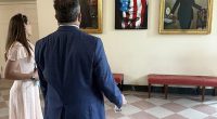 Rep. Jimmy Patronis of Florida posted a photo of the new Trump painting
