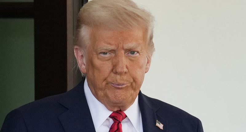 Trump's Bizarre Tie Color Choice Makes His Disastrous Fake Tan Stand Out More Than Usual