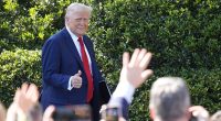 President Donald Trump is celebrating his first 100 days back in the Oval Office with a rally in Michigan on Tuesday night