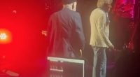 Watch moment furious Roger Daltrey kicks off at The Who’s drummer Zak Starkey live on stage – weeks before sacking him